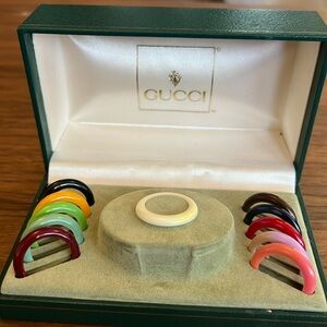 Gucci 1100 Watch BEZELS ONLY! Green Box